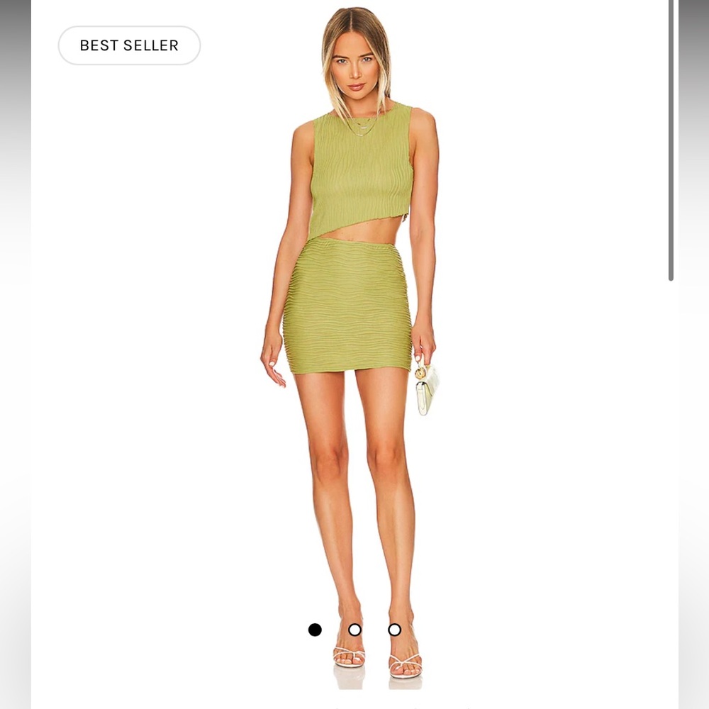 superdown ELEANOR SKIRT SET IN OLIVE
